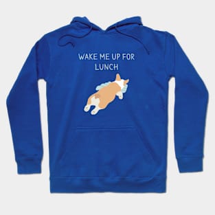 Classic corgi day – nap until the lunch is on its way Hoodie